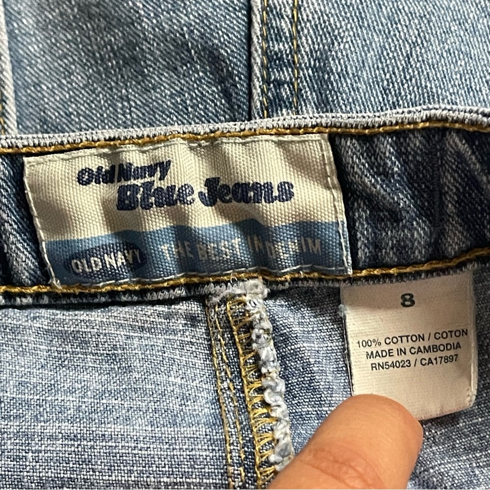 Old Navy Women’s 8 Vintage Y2K 03’ Era Jean Mom Shorts - Picture 3 of 8